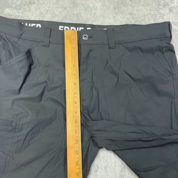 Eddie Bauer Mens Rainier Tech Shorts Size 38 Black Nylon/Spandex 6762 - Picture 6 of 8